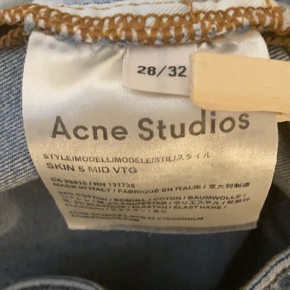 Acne Studios SKIN 5 Mid VTG Jeans 28/32